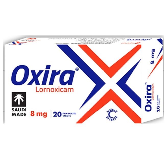 OXIRA 8 MG 20 F.C TAB