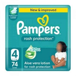 PAMPERS NO4 LARGE 7-18 KG 2 X (74)76 1 Pack