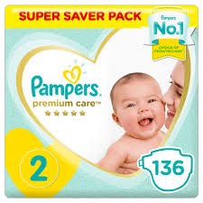 PAMPERS PREMIUM CARE NO 2 SMALL 1 X 136 3769 1 Pack