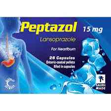 PEPTAZOL 15 MG 28 CAP