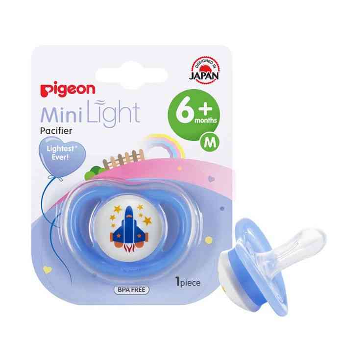 PIGEON MINI LIGHT PACIFIER 6+ (M) 2 PIECES 78260