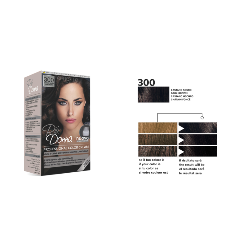 PIU DONNA DARK BROWN 300