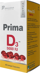PRIMA D3 5000 IU 60 SOFTGEL CAPS