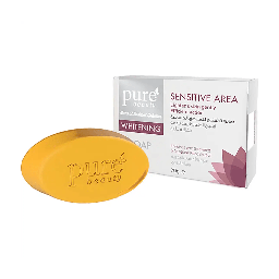 PURE BEAUTY SENSITIVE AREA WHITENING SOAP 70 GM