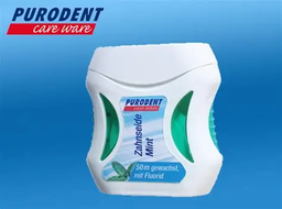 خيط الاسنان بورودنت مزود بشمع نعناع