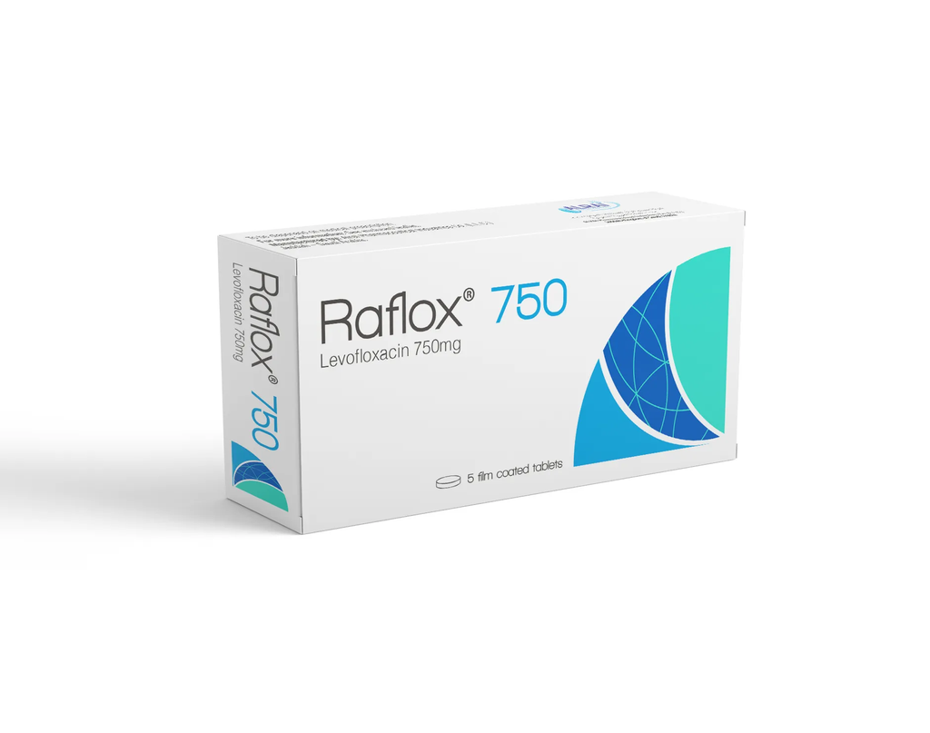 RAFLOX 750 MG 5 F.C TAB