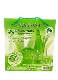 ROUSHUN ALOE VERA GIFT BOX SOOTHING GEL300ML+SCRUB GEL150ML