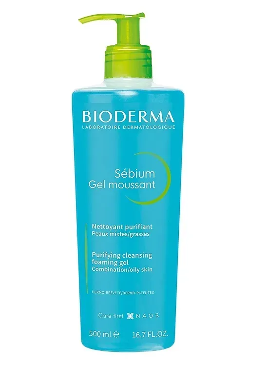 غسول الوجه بايوديرما  للبشره الدهنيه 500 مل