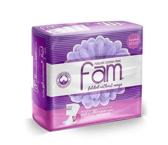 FAM MAX WITH WINGS SUPER 30 Pad 1 Pack 