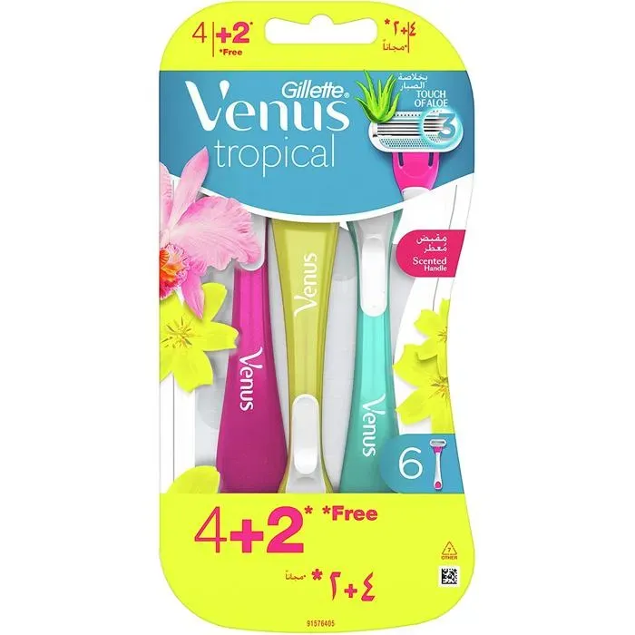 GILLETTE VENUS TROPICAL 4+2 FREE