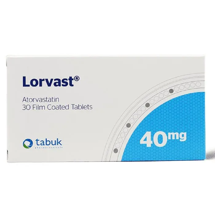 LORVAST 40 MG 30 TAB