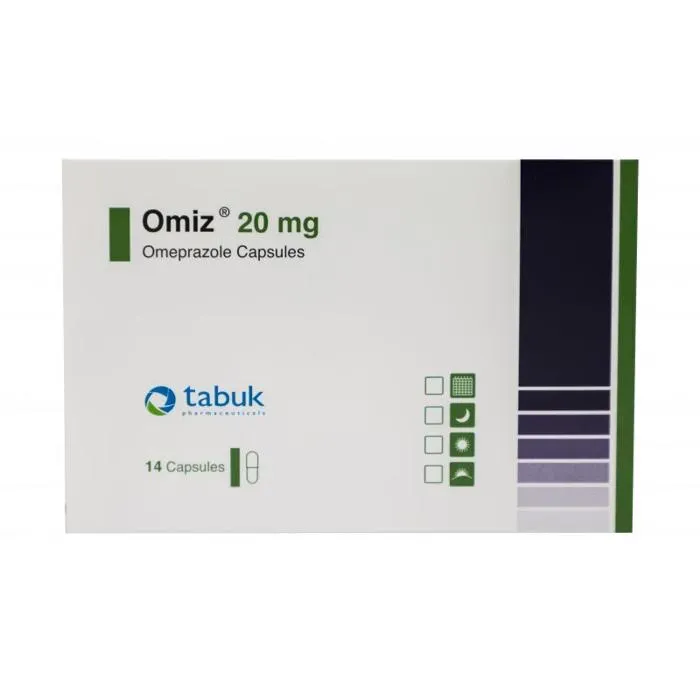 OMIZ 20 MG 14 CAP