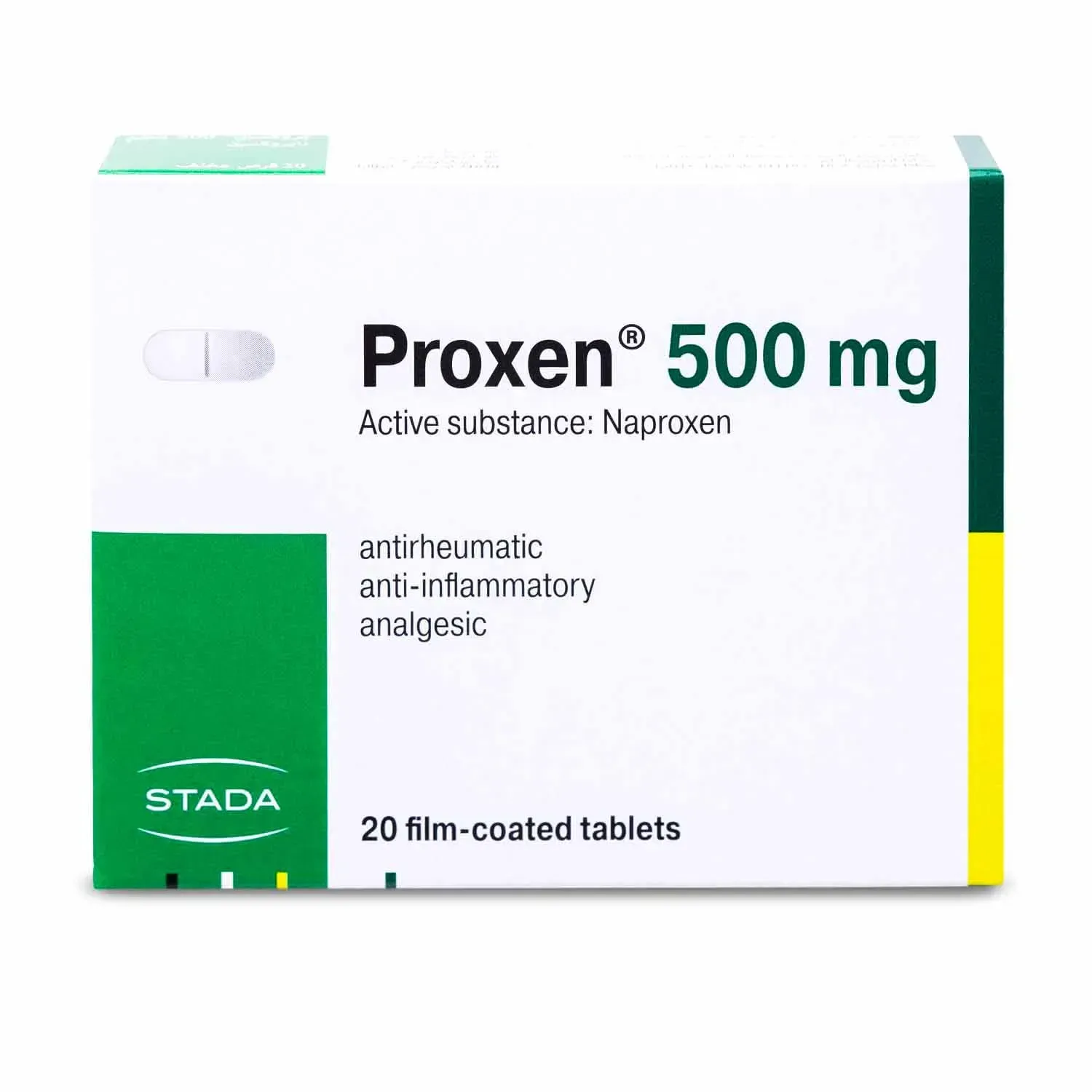 بروكسين اقراص علاج لألتهاب المفاصل  ٥٠٠  ملجم مضاد للروماتيزم ٢٠  حبة