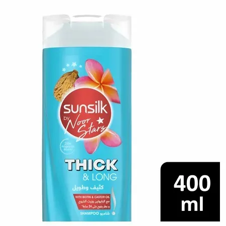 SUNSILK THICK LONG SHAMPO 400 ML