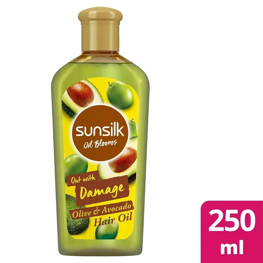 SUNSILK HAIR OIL OUT WITH DAMAGE 250 ML 