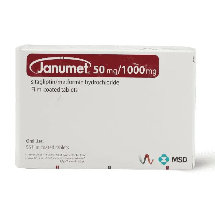 JANUMET 50 MG / 1000 MG 56 TAB