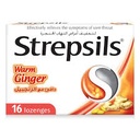 STREPSILS WARM GINGER 16 LOZE
