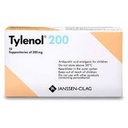 TYLENOL 200 MG 10 SUPP