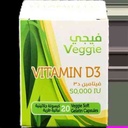 VEGGIE VITAMIN D3 50000 20 CAP