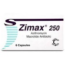 ZIMAX 250 MG 6 CAP