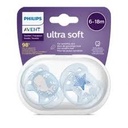 AVENT ULTRA SOFT SOOTHER 6-18-M 223/03
