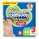 BABY JOY CULOTTE JUMBO BOY AND GIRLS NO 3 MEDIUM 3 X 48 1 Pack