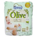 BABY JOY SMALL NO 2 OLIVE  8 X 13 1 Pack