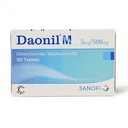 DAONIL M 5 MG / 500 MG 30 TAB
