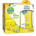 DETTOL SHOWER GEL FRESH 250 ML + PUFF