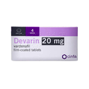 DEVARIN 20 MG 4 F.C TAB