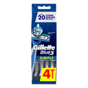 GILLETTE BLU SIMPLE 4 RAZOR 9646
