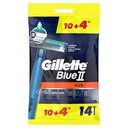 GILLETTE DISPOSABLES BLUE TT PLUS10+4 32514