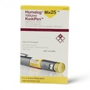 HUMALOG KWIK-PEN MIX25 SUSPENSION 5 PENS