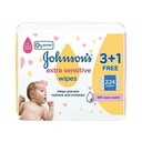 224 منديلجونسون مناديل اطفال فائقه الحساسيه 3+1 مجانا