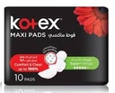KOTEX MAXI SUPER + WINGS 12 X 10 1 Pack