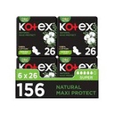 KOTEX NATURAL MAXI COTTON SUPER 6 X26 1 Pack