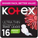 KOTEX UT SUPER +WINGS 16 X16 1 Pack