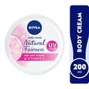 NIVEA NATURAL FAIRNESS FACE  And  BODY CREAM 200 ML AR