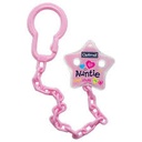 OPTIMAL PACIFIER HOLDER CLIP 0-16M OPB 1044 PINK