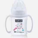OPTIMAL WIDE NECK FEED BOTTLE OPB 1034 WHITE 180 ML
