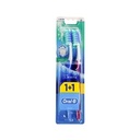 ORAL B3D WHITE FRESH 40 MEDIUM 1+1 FREE 2709