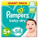 PAMPERS JUNIOR MEGA NO 5 PLUS 13 X 20 KG 2 X 58 1 Pack