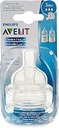 PHILIPS AVENT SILICON TEATS SCF 633/27 3 HOLE