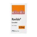 RAVILDO 6.25 MG 30 F.C TAB