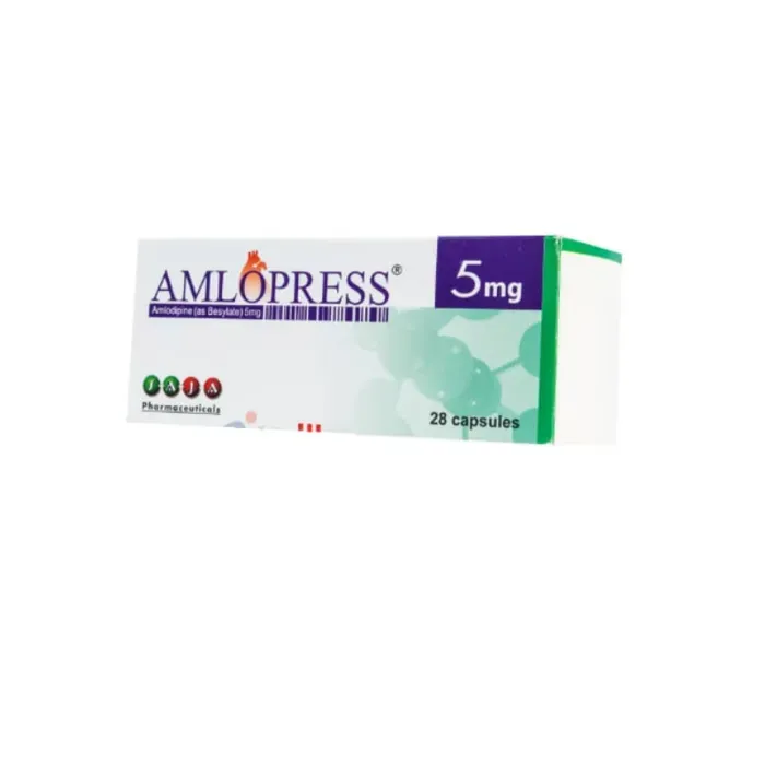 AMLOPRESS 5 MG 28CAP