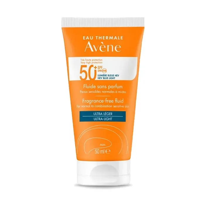 AVENE ULTRA LIGHT FRAGRANCE FREE FLUID SPF 50+