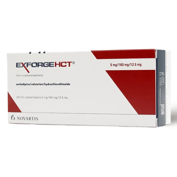 EXFORGE HCT 5 MG/160 MG / 12.5 MG 28 TABLETS