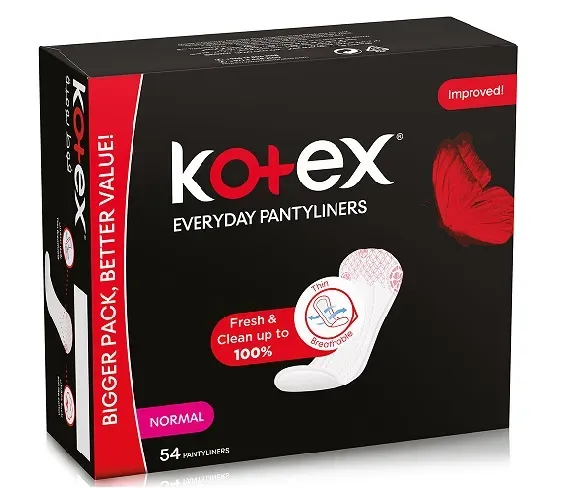 KOTEX NATURAL LINERS COTTON NORMAL 16 X 54