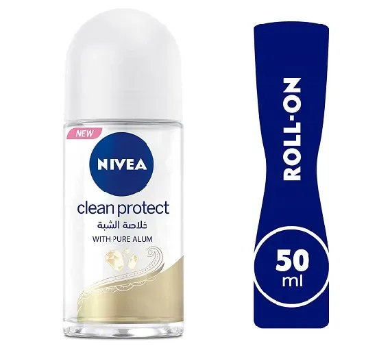 NIVEA CLEAN PROTECT WITH PURE ALUM ROLL 50 ML 